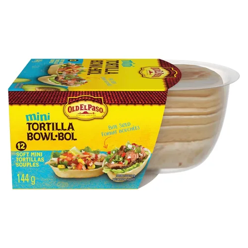 Vista 9 de Old El Paso Mini cuencos de tortilla, 5.08 oz/5.1 onzas, {Importado de Canadá}