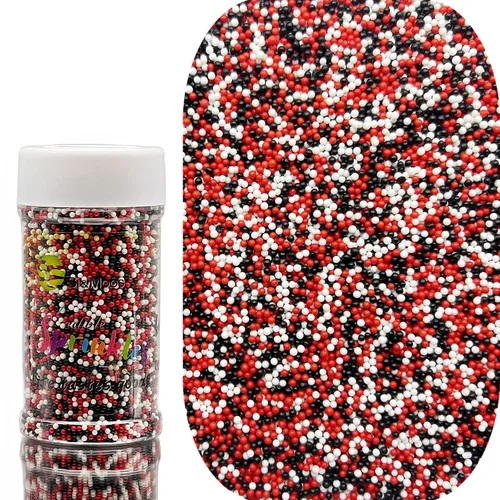 Vista 13 de SE Si&Moos Pink Nonpareil Sprinkles - Mini perlas comestibles de 0.079 in Rosa bebé