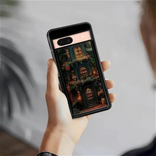Vista 111 de Compatible con Google Pixel 4A 5G Mobile Case Creative Acrylic Panel trasero Silicona Protección Grip especialmente diseñado para Google Pixel 4A 5G