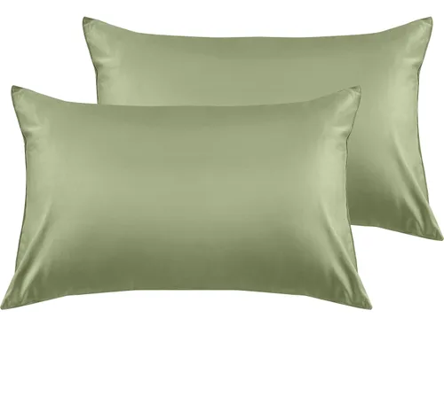 Vista 10 de Warmstar Juego de 2 fundas de almohada de algodón tamaño Queen, fundas de almohada de 600 hilos de 20 x 30 pulgadas, fundas de almohada de algodón
