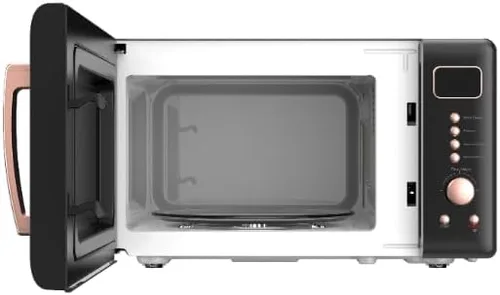 Vista 8 de FRIGIDAIRE EMW788RETRO - Microondas retro de 0.7 pies cúbicos, oro rosa