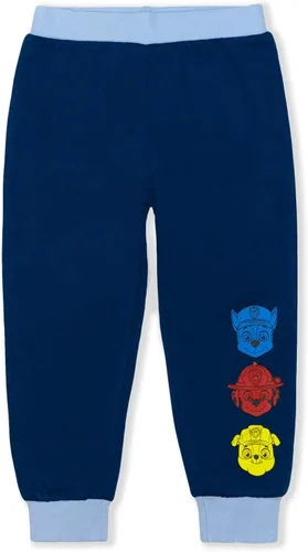 Vista 3 de Nickelodeon Paw Patrol Chase Rubble and Marshall Boys Pullover Hoodie and Joggers Set for Little Kids Blue