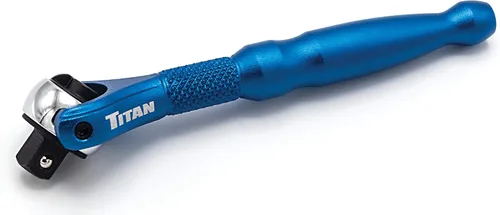 Vista 10 de Titan Tools 11324 - Destornillador con trinquete micro de 1/4 de pulgada x 4 pulgadas y 90 dientes - Verde