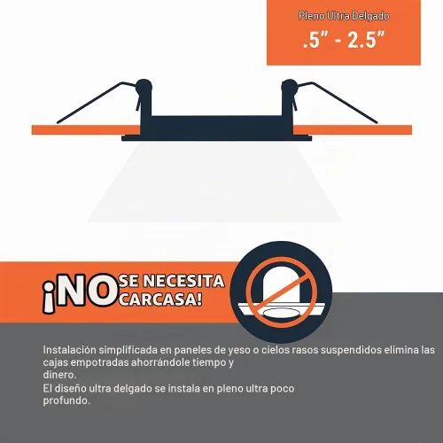 Vista 5 de HALO HLB HLB4069FS1EMWR - Luz empotrable LED de 4 pulgadas, delgada, sin lata, regulable, con temperaturas de color seleccionables
