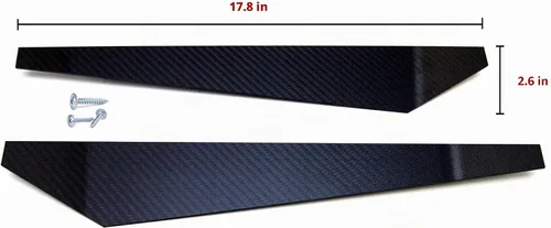 Vista 2 de Extensión de divisores de parachoques trasero para BMW CF M3 335i 340i 328i E92 E90 E93 F30 F80 G20 BMW serie 3