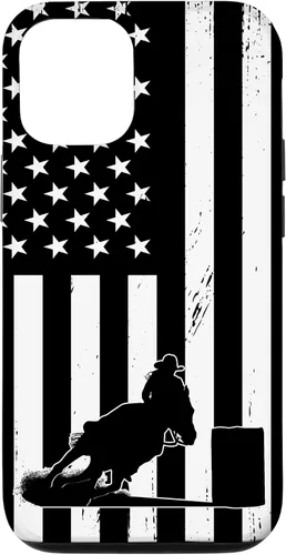 Vista 28 de Funda para iPhone 17 con diseño de vaquera con bandera de Estados Unidos