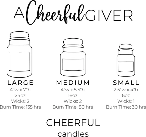 Vista 7 de A Cheerful Giver - Vela perfumada en tarro de cristal Farm House Memories (6 onzas) con tapa y fragancia fiel a la vida, fabricada en Estados Unidos
