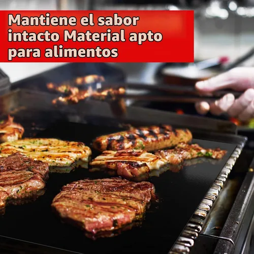 Vista 5 de KITCHEN PERFECTION Cepillo de alambre seguro para parrilla al aire libre con raspador de parrilla y alfombrilla de parrilla, kit de limpieza