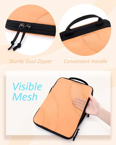 Vista 6 de BAGSMART - Juego de 6 cubos de compresión para maletas, organizadores de maleta de compresión y cubos de viaje para equipaje, organizador