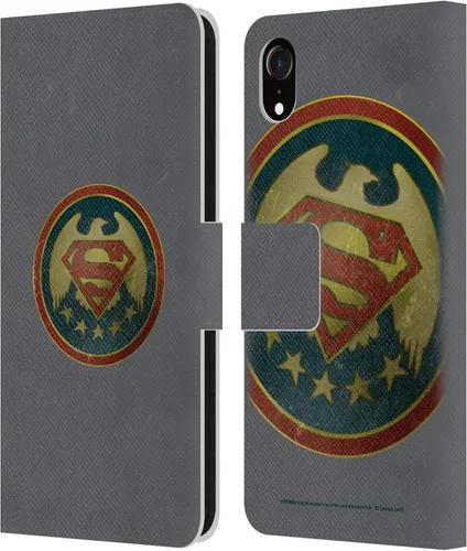 Vista 23 de Head Case Designs Funda de piel con licencia oficial de Superman DC Comics con logotipos negros y rojos compatible con Apple iPhone 11