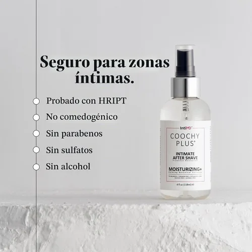 Vista 4 de Coochy Plus HydroLock - Kit de 3 pasos para afeitado íntimo: aceite de elixir para antes del afeitado NOURIA + crema de afeitado Coochy Plus Coco
