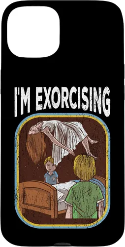 Vista 9 de Funda de nostalgia vintage de película de terror para iPhone 16
