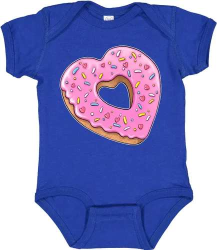 Vista 14 de inktastic Body de bebé con forma de corazón con glaseado rosa y chispas
