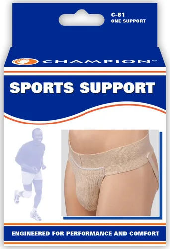 Vista 5 de Champion Soporte deportivo, bolsa de malla de encaje transpirable, cintura elástica, suspensorio de grado médico, mediano