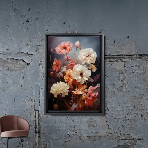 Vista 2 de Nature's Abundance, Wild Flowers Landscape Prints, A Captivating Farmhouse Art Celebrating the Beauty of Floral Splendor, Canvas, Home Decor