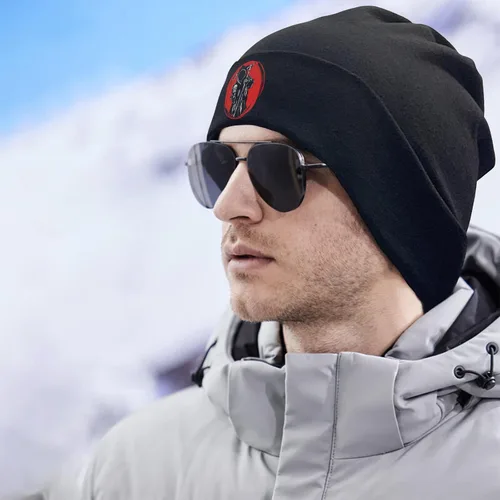 Vista 6 de Negi Beanie Hats for Men, Balck Beanie Warm Knitted Slouchy Mens Winter Hat Mens Beanie