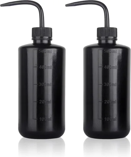 Vista 12 de Melphoe Exprimidor de botellas de lavado de tatuajes, 2 botellas de agua de 5.1 fl oz para riego de suculentas, herramientas de riego de enjuague