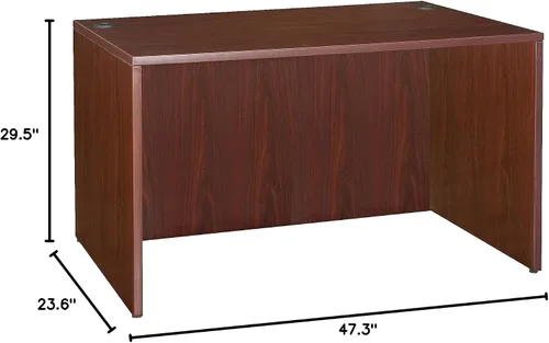 Vista 2 de Lorell LLR69375 69000 Series Escritorio, caoba
