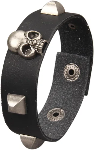 Vista 62 de Jeilwiy Pulseras de cuero punk para hombres, pulseras hechas a mano, brazalete ancho, joyería trenzada, color negro y marrón, ajustable, regalos