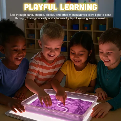 Vista 3 de Constructive Playthings CHG-73 Cp panel de luz LED ultrabrillante tipo juguete
