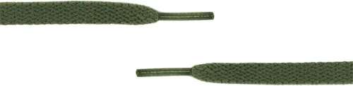 Vista 5 de 2 pares de cordones de repuesto, planos de 5/16 pulgadas para tenis de Converse Verde militar