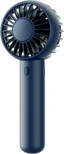 Vista 7 de Gaiatop Mini ventilador portátil, pequeño y potente, diseño lindo de 3 velocidades, ventilador de mano personal y escritorio con base, ligero
