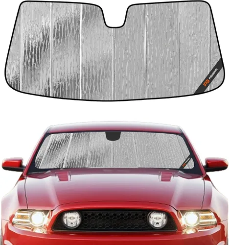 Vista 14 de Pigenius Parasol de parabrisas para Ford Mustang Coupe 2005-2009 - Salvaguarda