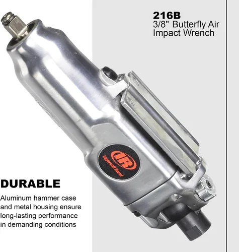 Vista 4 de Ingersoll Rand Llave de impacto neumática 216B 3/8", 200 ft-lbs Max Torque, en línea