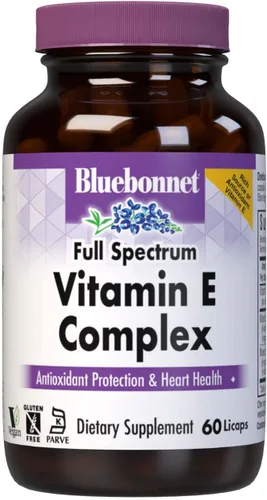 Vista 9 de BlueBonnet Full Spectrum Natural Vitamina E Complex Cápsulas líquidas, 30 unidades (743715006003)