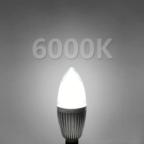 Vista 8 de gezee Bombilla LED para candelabro, no regulable, equivalente a 100 vatios, bombillas LED de vela de 12 W, luz blanca diurna 6000 K, 120 V, 1200