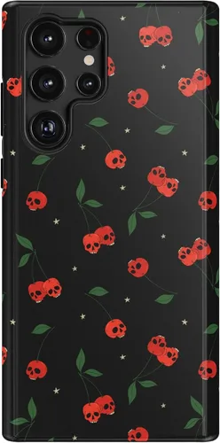 Vista 124 de Casely Funda para Galaxy S9 Postura de cadáver Yoga de esqueleto Diseño protector delgado esencial de doble capa