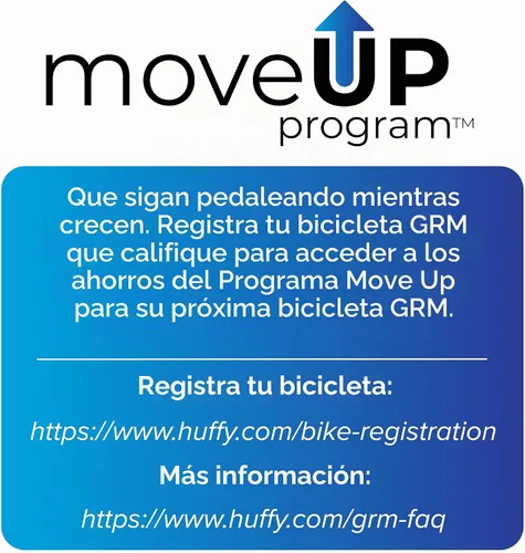 Vista 2 de Huffy 12" GRM Kids Bike with Multi-Mode Learning for Ages 3-5 Azul