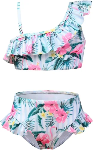 Vista 74 de CHILDRENSTAR Trajes de baño de dos piezas para niñas, traje de baño de playa y piscina