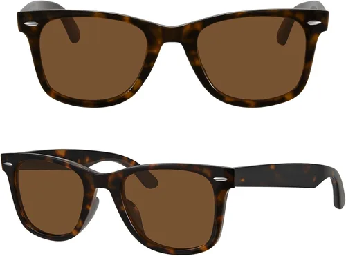 Vista 34 de MEETSUN Polarized Sunglasses for Women Men Classic Retro Square Frame Driving Sun Glasses UV Protection