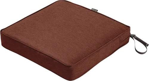 Vista 54 de Classic Accessories Ravenna - Cojín de asiento de patio resistente al agua de 21 x 19 x 5 pulgadas, verde azulado, cojín de sofá de dos plazas