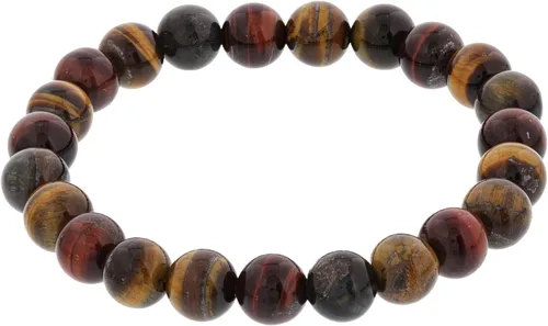 Vista 509 de Gem Avenue Handmade Round Bead Stretch Bracelet Unisex Natural Stone Beaded Jewelry for Men & Women, Elastic Wristband for Daily Wear