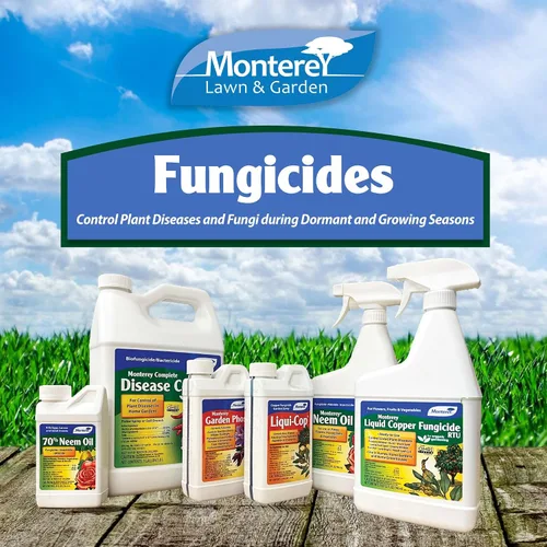 Vista 4 de Monterey Fungi-Max incluido con cuchara medidora, fungicida para plantas, fungicida de milobutanilo para césped, plantas, verduras y más, 1 pinta