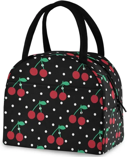 Vista 7 de Bolsa de almuerzo reutilizable para mujer africana con bolsillo frontal con cierre de cremallera aislada, bolsa térmica para el trabajo, picnic