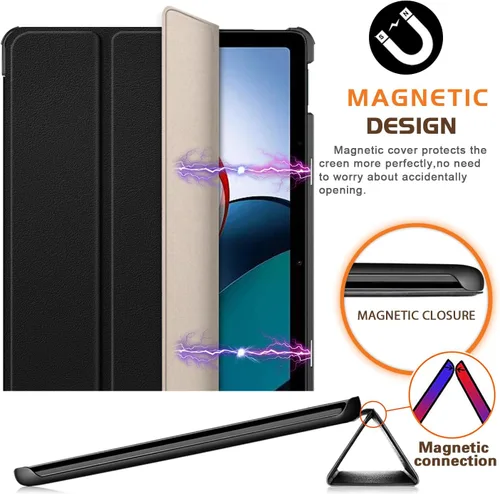 Vista 2 de Funda para Xiaomi Redmi Pad SE de 11 pulgadas, carcasa rígida con soporte delgado y parte trasera protectora para Redmi Pad SE 11 2023 con función