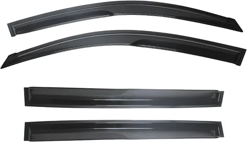 Vista 4 de munirater Deflector Protector de Lluvia de Rejilla de Ventana Lateral de Reemplazo para Toyota Rav4 2006-2012