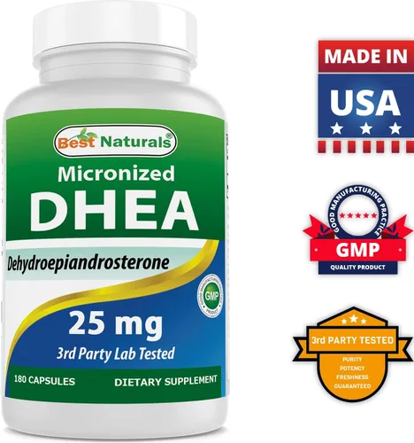 Vista 6 de Best Naturals DHEA 25 mg y extracto de Ashwagandha 500 mg