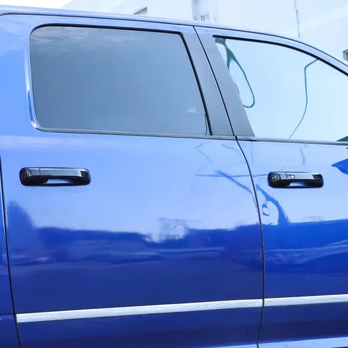 Vista 6 de Hoolcar Cubierta exterior para manija de puerta exterior para Dodge Ram 2010-2017, color negro