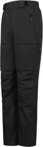 Vista 6 de Pioneer Camp Pantalones de esquí de nieve para hombre, impermeables, aislados, con forro polar, snowboard, senderismo, al aire libre, cremallera