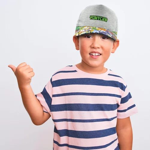 Vista 5 de Gorra de béisbol de las Tortugas Ninja Teenage Mutant, gorra de béisbol TMNT para niños, gorro de algodón