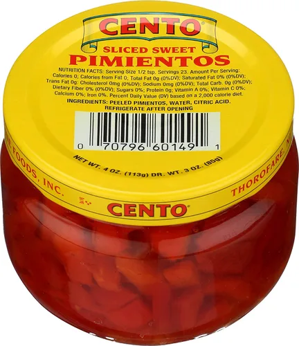 Vista 2 de Cento Pimientos en rodajas de 4.0 onzas (paquete de 2)