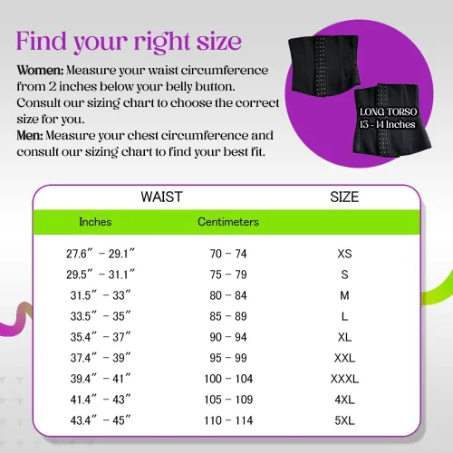 Vista 5 de Vanna Belt V-Belt 2.0 Entrenador de cintura para mujer con torso largo, sin costuras, escultura corporal, cierre de gancho y ojo, 13-14 pulgadas