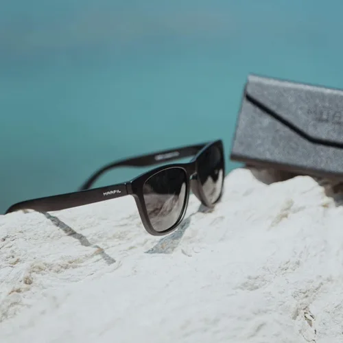 Vista 9 de Marfil Lentes de sol polarizados Titan para hombres y mujeres con acabado mate lentes de sol de color espejo 100 bloqueo UV