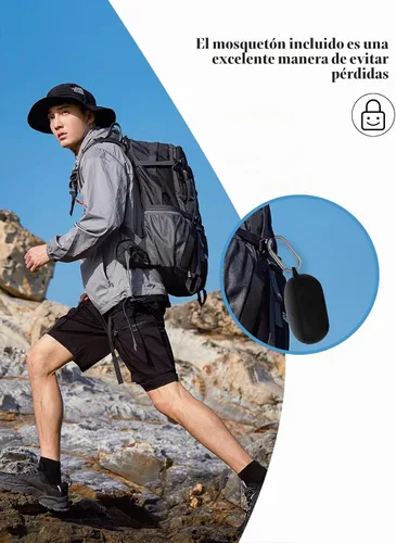Vista 4 de Funda para auriculares inalámbricos Anker Soundcore Liberty 5 con cancelación de ruido, protección suave, a prueba de golpes, funda de silicona Negro
