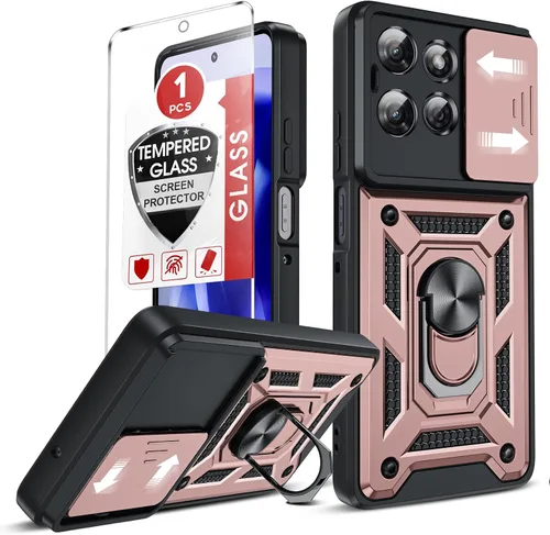 Vista 21 de LeYi Funda para Moto G Stylus 5G 2022: [No compatible con la versión 4G] Funda para Moto G Stylus 2022 con protector de pantalla de vidrio templado