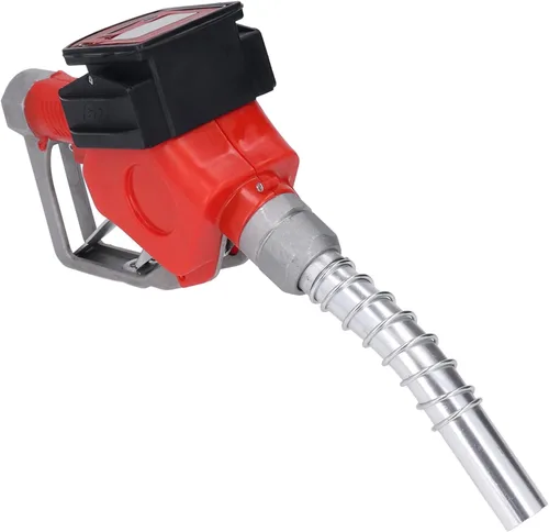 Vista 9 de Fafeicy Boquilla de combustible automática, aleación de aluminio, modelo K28, con medidor digital, apagado automático, bloqueo de 3 posiciones